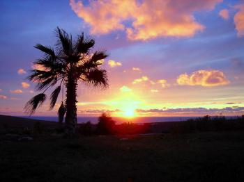 Sonnenuntergänge und Ruhe genießen