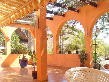 Terrasse mit Blick zum Barranco