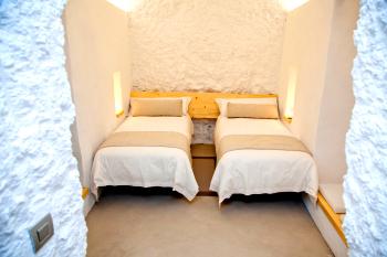 Schlafzimmer im Höhlenhaus Schlafzimmer im Höhlenhaus