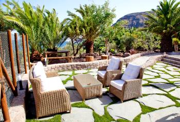 Private Terrasse mit tollem Meerblick Private Terrasse mit tollem Meerblick