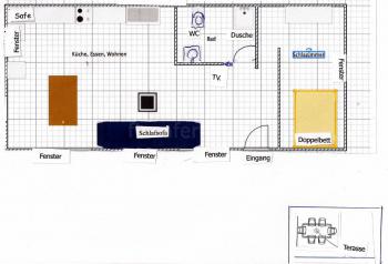 Grundriss Bungalow OBN 9721.2