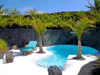 Pool vom Ferienhaus Lanzarote