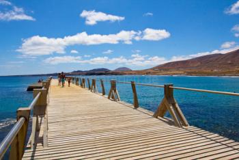 Steg am Strand - Playa la Garita 