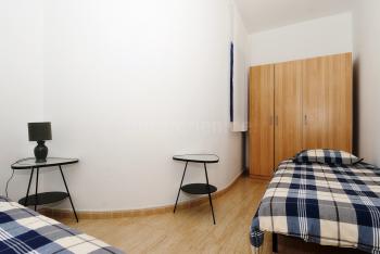 Schlafzimmer mit 2 Einzelbetten