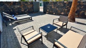 Relaxen im Urlaub - private Terrasse