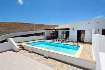 Ferienhaus mit Pool in Playa Blanca