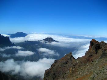 La Palma über den Wolken