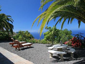 La Palma Ferienhaus mit Meerblick und Pool 