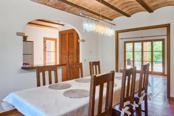 Essbereich der Finca bei Felanitx 