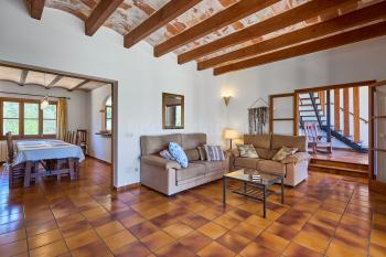 Wohnbereich der Finca in Alleinlage 