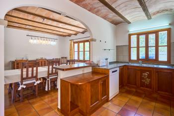 Küche und Essbereich der Finca bei Felanitx 