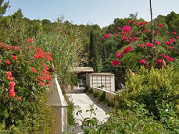 Garten und Eingangsbereich