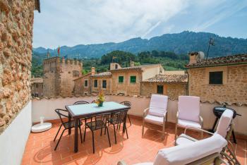 Ferienhaus mit Dachterrasse in Fornalutx 