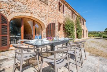 Terrasse direkt am Haus