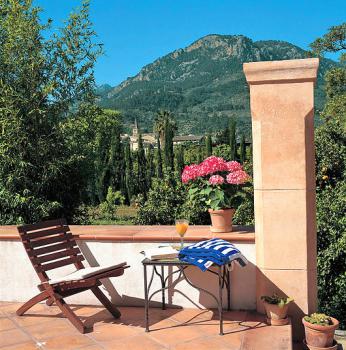 Terrasse mit schönem Blick auf Soller