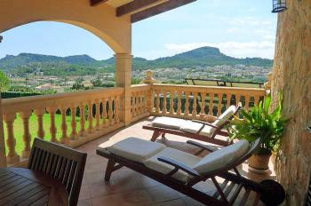 Terrasse mit Panoramablick