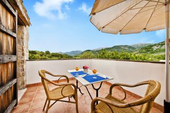 Private Terrasse mit Panoramablick