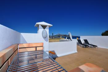 Dachterrasse mit Grill, Meerblick, Essplatz,