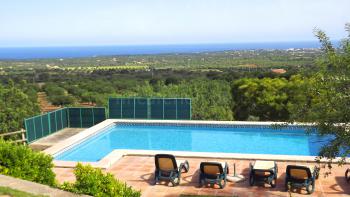 Ferienhaus mit Meerblick und Pool