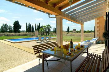 Überdachte Terrasse