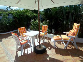 Möblierte Terrasse