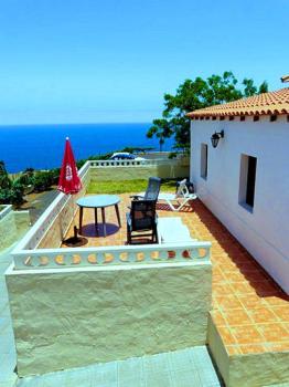 Terrasse mit Meerblick - Haus D